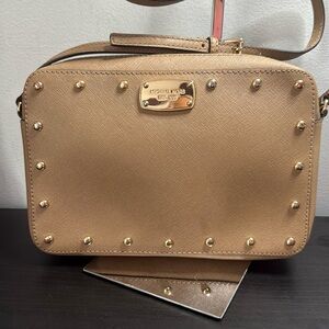Michael Kors Beige Crossbody